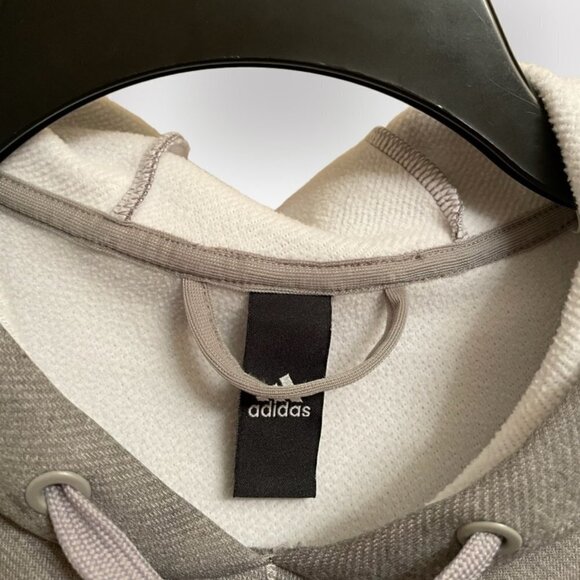 NWOT Adidas Women's Gray Sparkle Pullover Hoodie - Picture 3 of 5